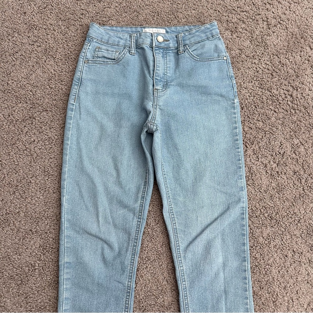 Tinseltown Light Blue Midrise Skinny Jeans Womens Juniors 27 - Picture 5 of 14